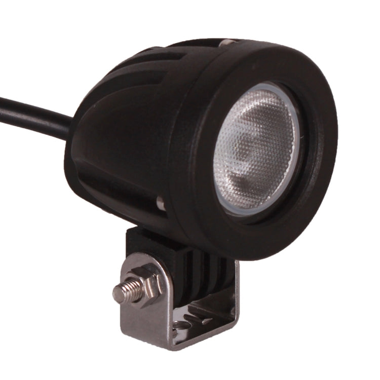 DC 9-32V 10W 1000LM 6500K IP68 Waterproof Vehicle Car Boat Marine External Work Lights Emergency Lights 45 Degrees Adjustable Flood Light LED Car Bulbs with 1 Intense CREE LED Lights(White Light)