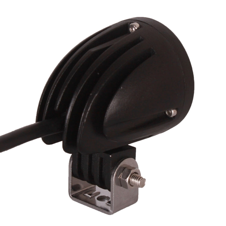 DC 9-32V 10W 1000LM 6500K IP68 Waterproof Vehicle Car Boat Marine External Work Lights Emergency Lights 45 Degrees Adjustable Flood Light LED Car Bulbs with 1 Intense CREE LED Lights(White Light)