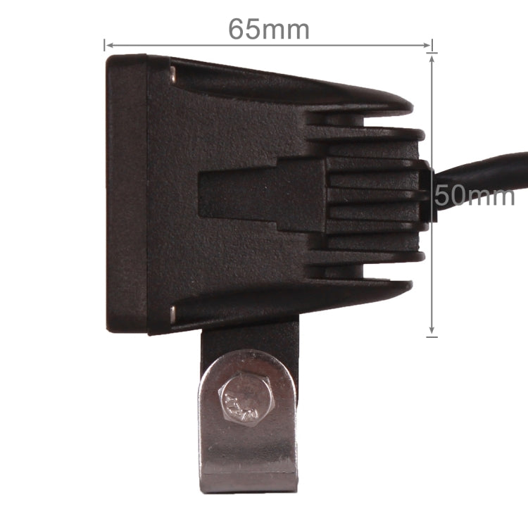 DC 9-32V 10W 1000LM 6500K Waterproof Vehicle Car Boat Marine External Work Lights Emergency Lights 30 Degrees Spot Light LED Car Bulbs with 1 Intense CREE LED Lights(White Light)