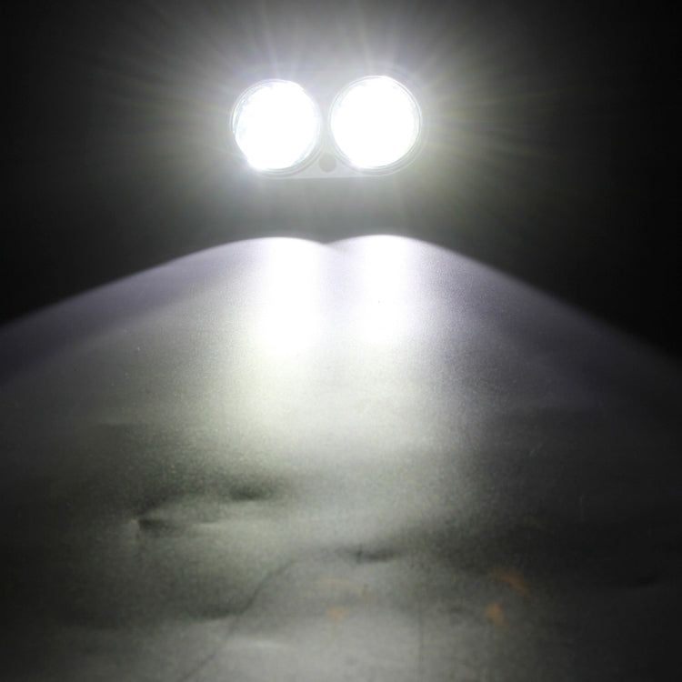 DC 9-32V 20W 2000LM 6500K IP68 Waterproof Vehicle Car Boat Marine External Work Lights Emergency Lights 45 Degrees Adjustable Flood Light LED Car Bulbs with 2 Intense CREE LED Lights(White Light)