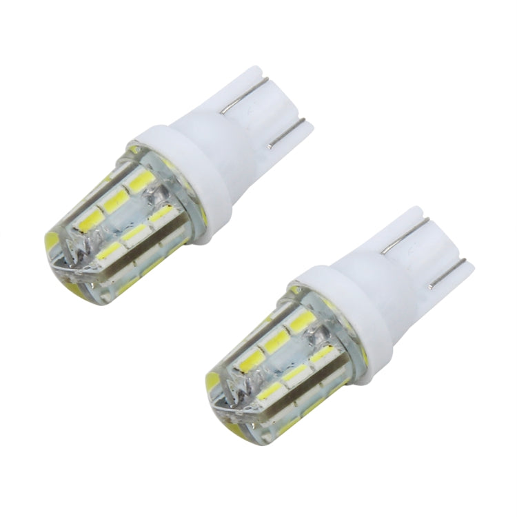 2 PCS T10-4014-24SMD 6W 540LM White Light Clearance Light.DC 12V.