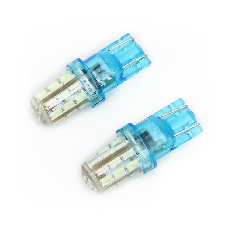 2 PCS T10-4014-24SMD 6W 540LM Ice Blue Light Clearance Light.DC 12V.