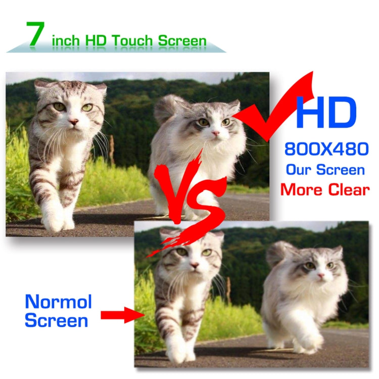 7036UM HD 7 inch Universal Car Radio Receiver MP5 Player, Support FM & AM & Bluetooth & TF Card & Hand-free Calling & Phone Link