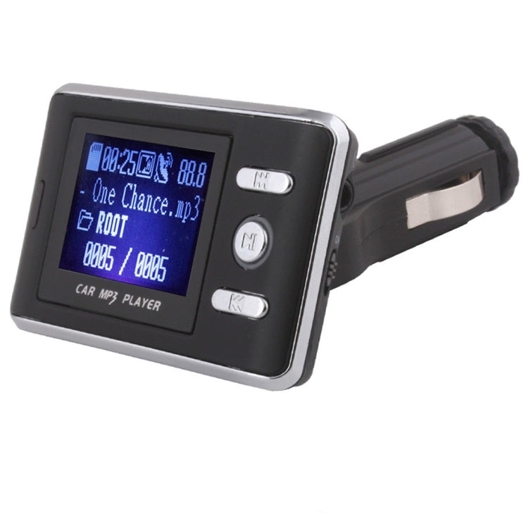 FM18A Car MP3 FM Transmitter with Remote Control, Support LCD Display / USB / SD/MMC Card / AUX