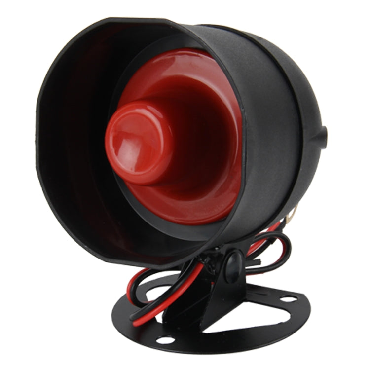 Car Safety Warning Alarm System Car Alarm Security System with Two Remote Controls, DC 12V