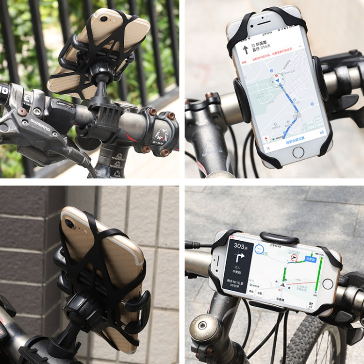 Portable 360 Degree Rotatable Bicycle Mobile Phone Bracket, Random Color Delivery