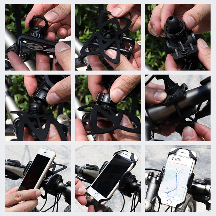 Portable 360 Degree Rotatable Bicycle Mobile Phone Bracket, Random Color Delivery