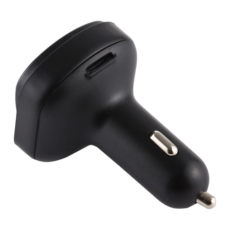 V-023 Dual USB Charging Bluetooth FM Transmitter MP3 Music Player Car Kit, Support Hands-Free Call  & TF Card (Black)