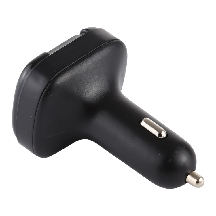 V-020 Dual USB Charging Bluetooth FM Transmitter MP3 Music Player Car Kit, Support Hands-Free Call  & TF Card (Black)