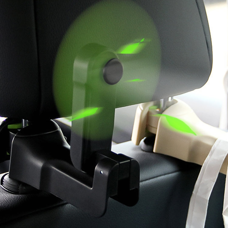 Multi-function Car Seat Back Fan Hanger Holder