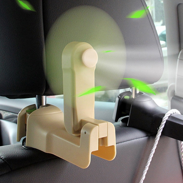 Multi-function Car Seat Back Fan Hanger Holder