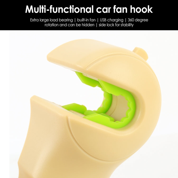 Multi-function Car Seat Back Fan Hanger Holder