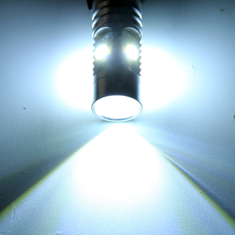 2 PCS T10 / W5W / 168 / 194 DC12V / 4.5W / 6000K / 360LM 6LEDs SMD-3030 Car Clearance Light, with Projector Lens Light (White Light)