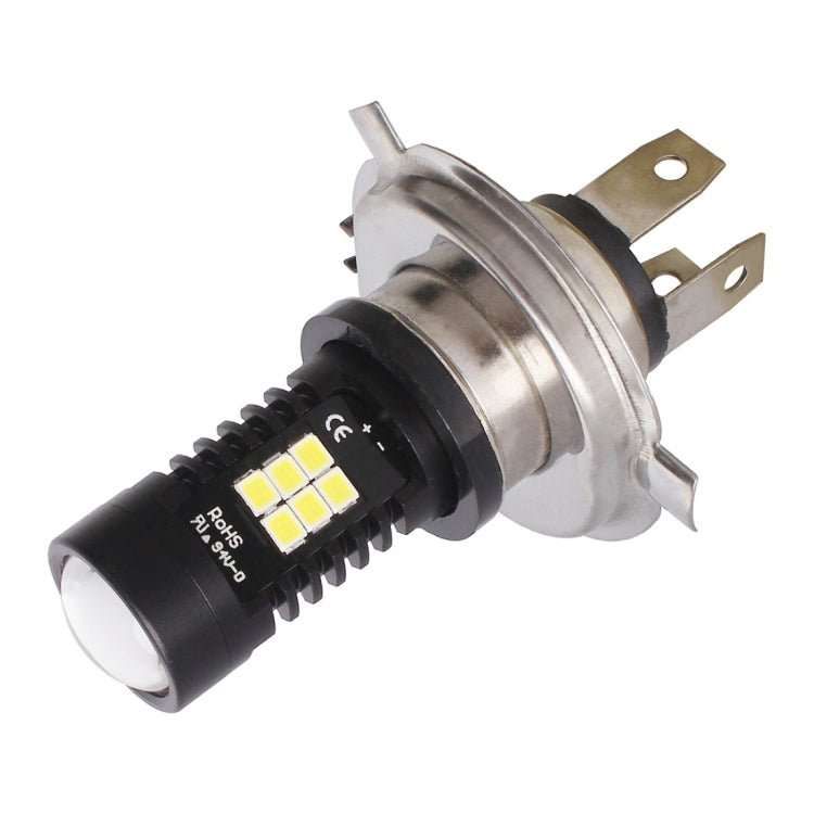 2 PCS H4-2835 10.5W 780 LM 6500K 21 LEDs Car High/Low Headlights DC 12~24V(White Light)