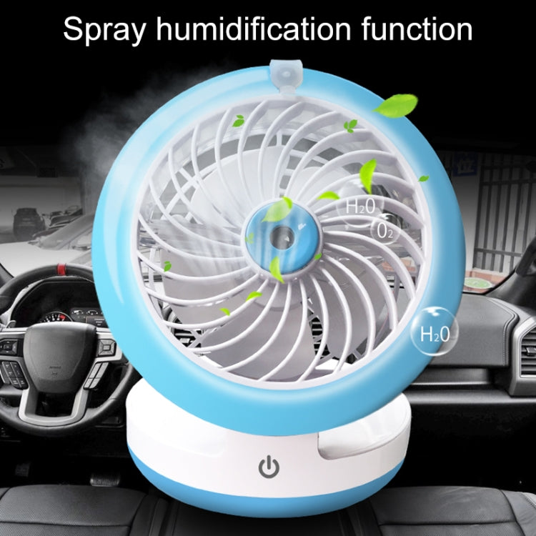 Car Multi-function Portable Electric Cooling Fan + Humidifier