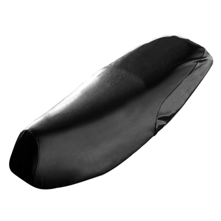 Waterproof Motorcycle Black Leather Seat Cover Prevent Bask In Seat Scooter Cushion Protect, Size: XL, Length: 61-65cm; Width: 27-38cm