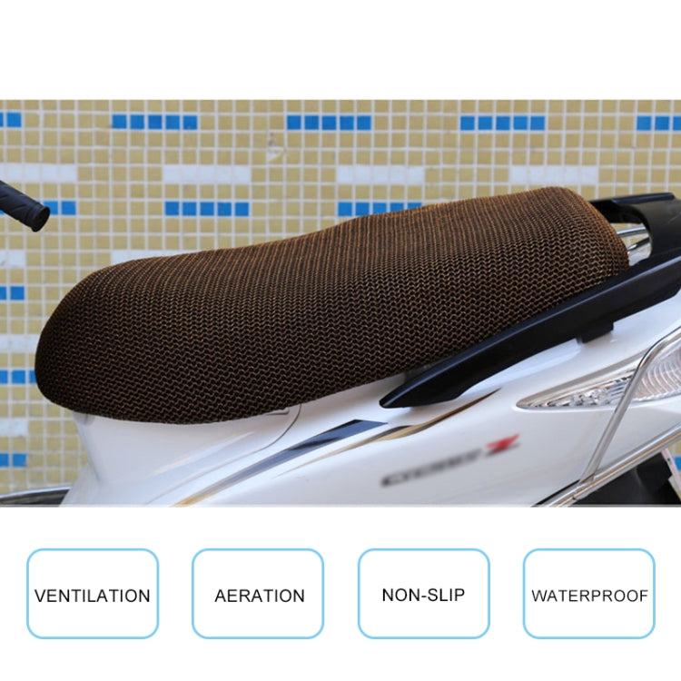 Waterproof Motorcycle Sun Protection Heat Insulation Seat Cover Prevent Bask In Seat Scooter Cushion Protect, Size: L, Length: 70-77cm; Width: 40-50cm