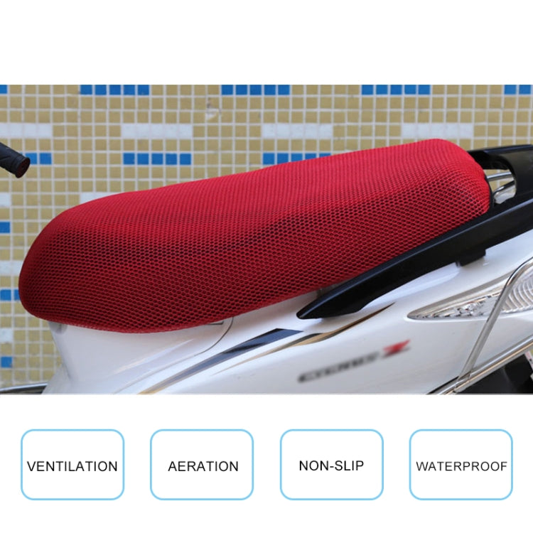 Waterproof Motorcycle Sun Protection Heat Insulation Seat Cover Prevent Bask In Seat Scooter Cushion Protect, Size: XXL, Length: 86- 92cm; Width: 40-56cm