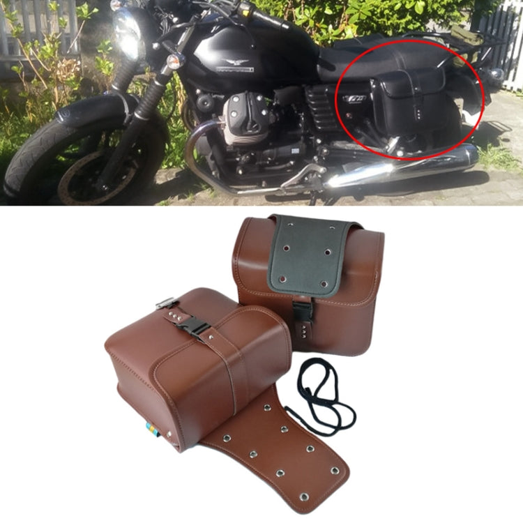 Motorcycle Accessories Modified Side of the Box Leather Bag Knight Bag Kit