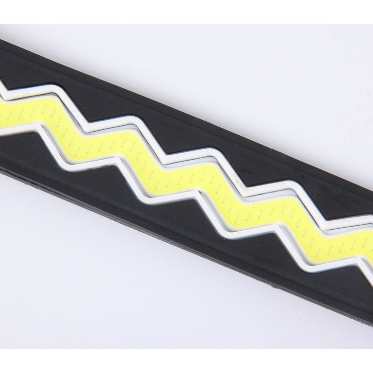 2PCS 10W 1000LM 6000K White Light COB LED Daytime Running Light(Black)