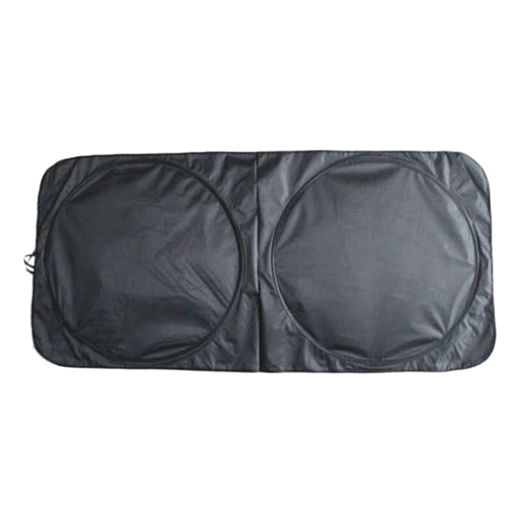 General Purpose Poncho Car Sun Visor Before The File, Size: 150cm x70cm(Silver)