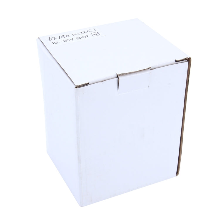 DC 10-60V 18W 1500 LM 6000K Waterproof Vehicle Car Boat Marine External Work Lights Emergency Lights 30 Degrees Adjustable Spot Light LED Car Bulbs with 6 Intense Wafer LED Lights(White Light)