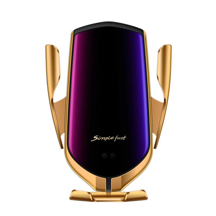 Car QC Fast Charging QI Standard Automatic Induction Wireless Charger Suction Cup / Air Vent 2 in 1 Bracket