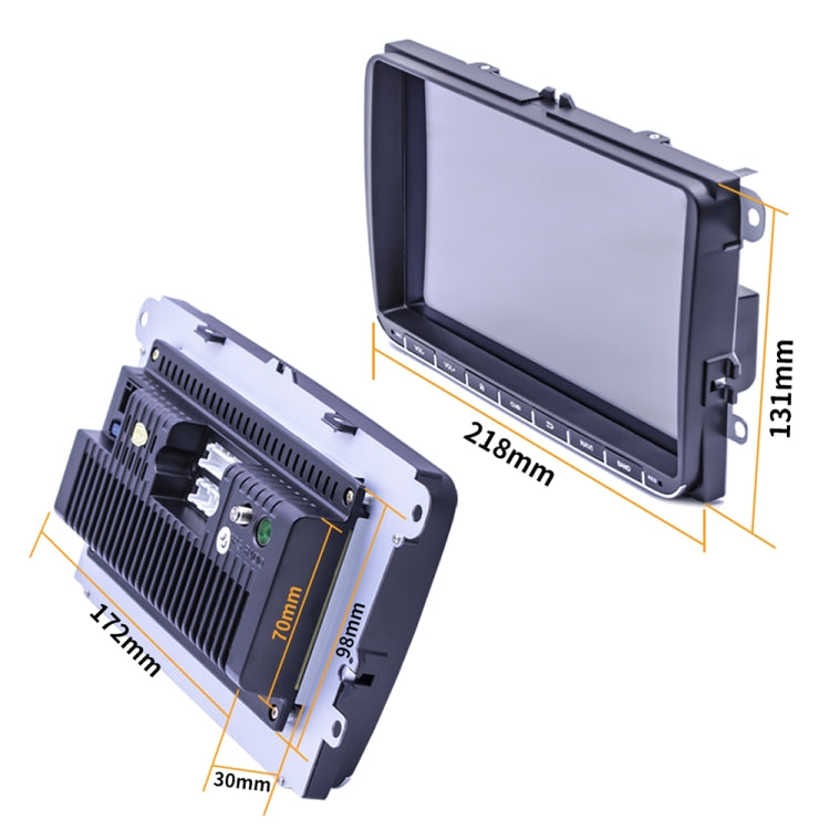9093 HD 9 inch Car Android 8.1 Radio Receiver MP5 Player for Volkswagen, Support FM & Bluetooth & TF Card & GPS & WiFi with Decoding