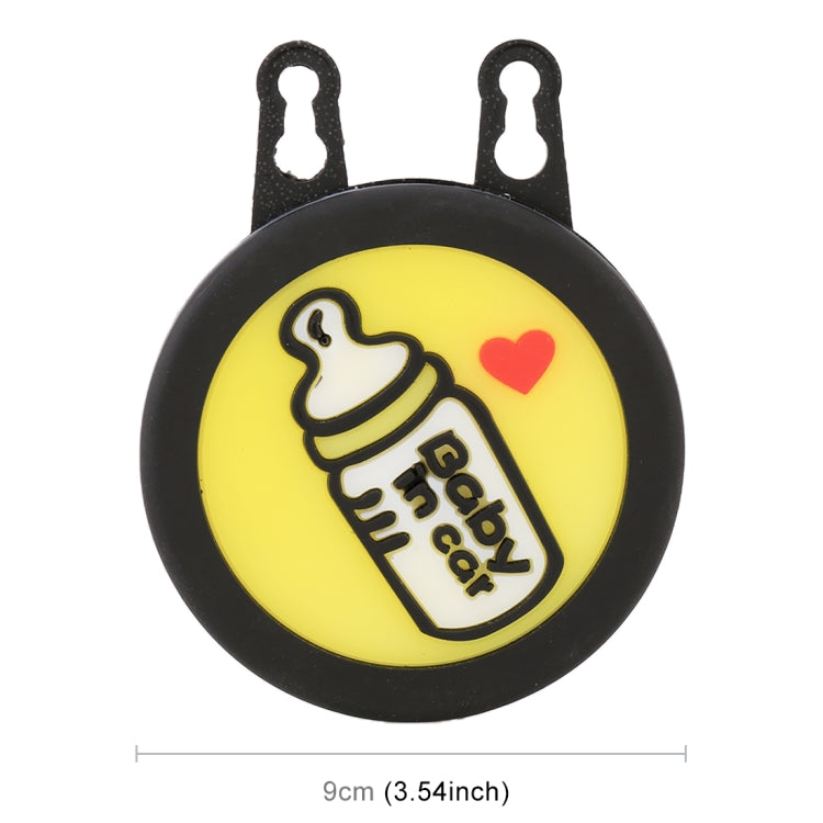 Baby in Car Pattern Car Brake Lights / Daytime Running Light, DC 12V / 6.2W / IP67