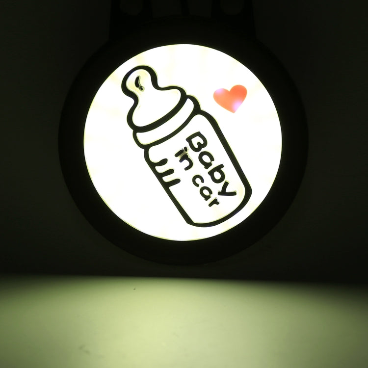 Baby in Car Pattern Car Brake Lights / Daytime Running Light, DC 12V / 6.2W / IP67