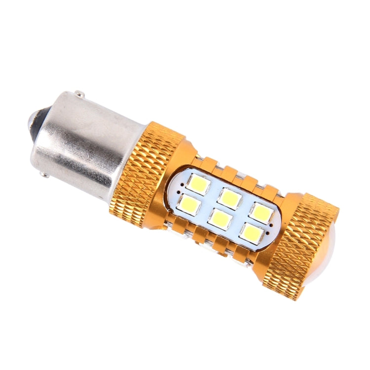 2 PCS 1156 10W 500LM 6000K White Light 27 LED SMD 2835 Car Fog Light Bulb, DC 12V