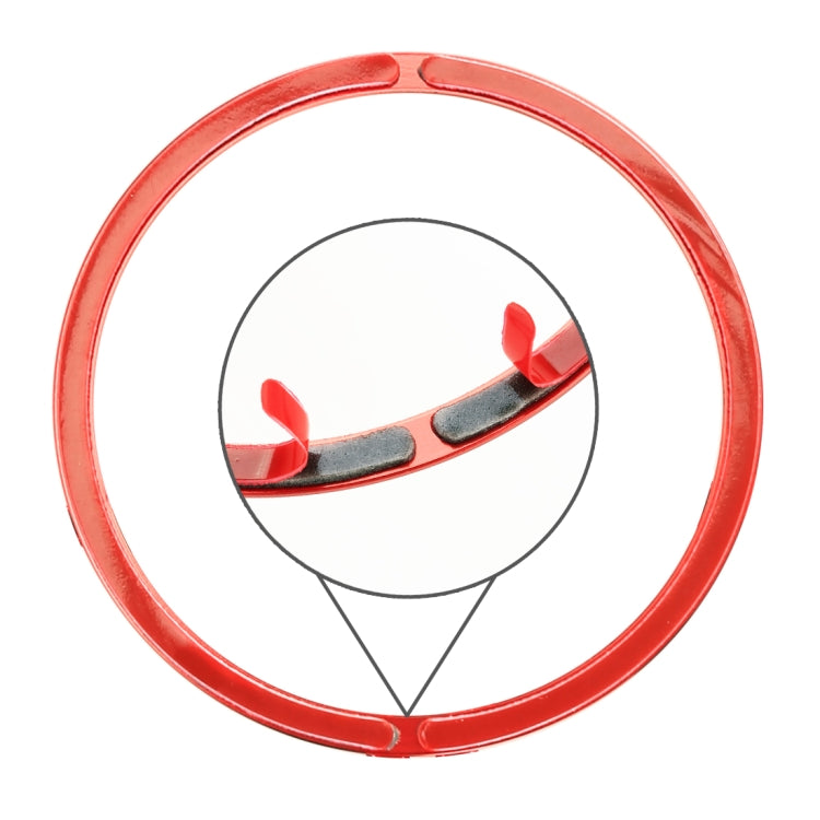 4 PCS Car Metal Wheel Hub Decoration Ring for BMW 5 Series 2018