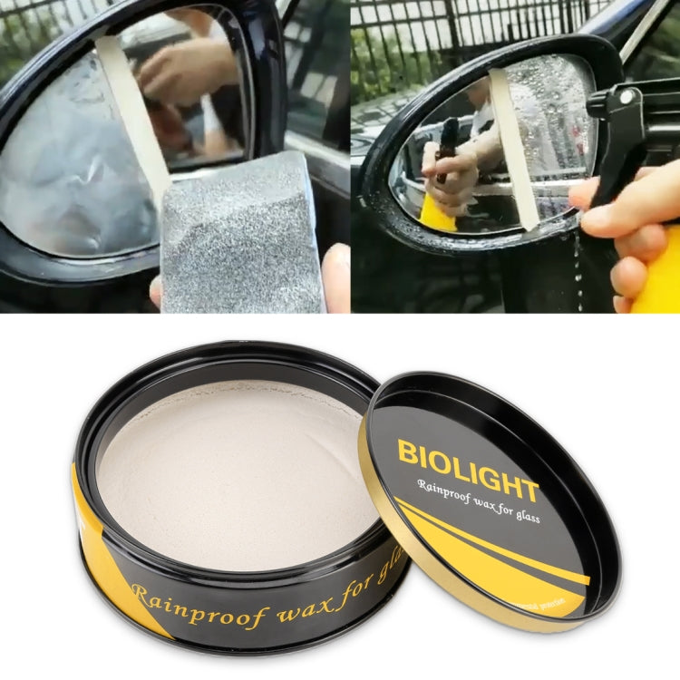 Car Rearview Mirror Waterproof Rainproof Cream