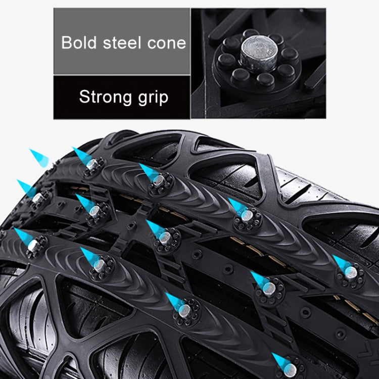 M4 Car Rubber Thicken Tire Emergency Anti-skid Chains Tyre Anti-slip Chains