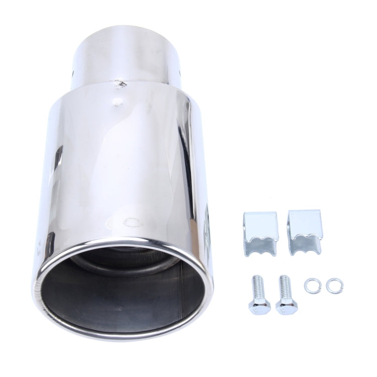 6066 Car Automobile Exhaust Pipe Muffler Modification Stainless Steel Tail Pipes (Inner Diameter 62mm)