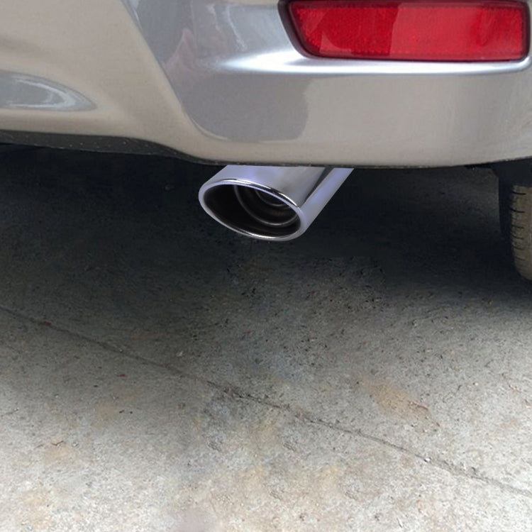 6066 Car Automobile Exhaust Pipe Muffler Modification Stainless Steel Tail Pipes (Inner Diameter 62mm)