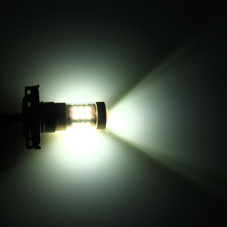 2 PCS H16 10W 1300 LM 6500K 28 SMD-3030 LEDs Car Fog Lights, DC 12V(White Light)