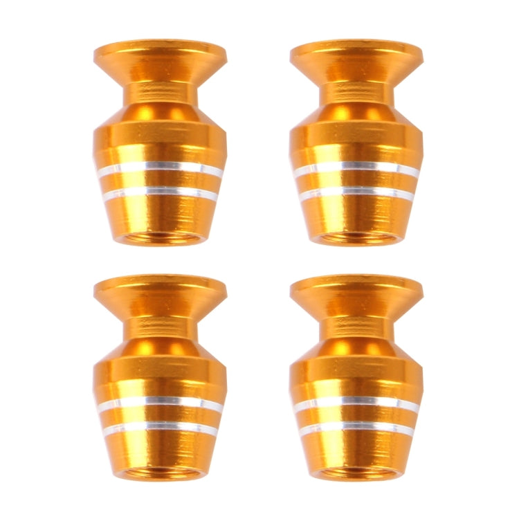 4 PCS Universal Wine Glass Shape Car Motor Bicycle Tire Valve Caps