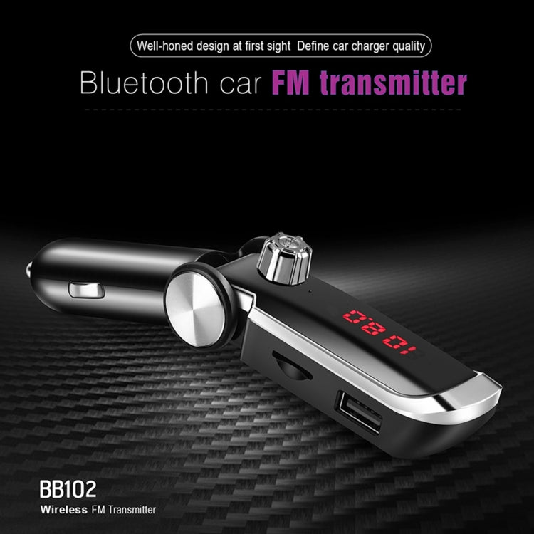 ZTB-018 Dual USB Charging Bluetooth FM Transmitter MP3 Player Car Kit, Support Hands-Free Call  & TF Card & U Disk