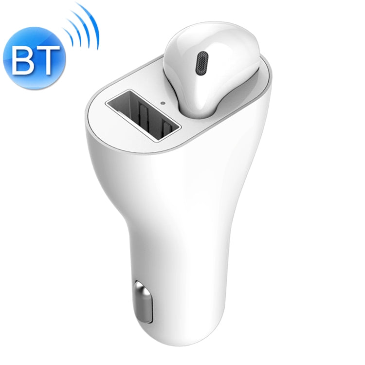 RV1 2 in 1 2.4A USB Port Car Charger & V5.0 Bluetooth