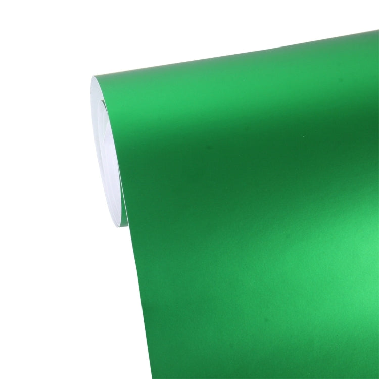 7.5m x 0.5m Ice Blue Metallic Matte Icy Ice Car Decal Wrap Auto Wrapping Vehicle Sticker Motorcycle Sheet Tint Vinyl Air Bubble(Green)