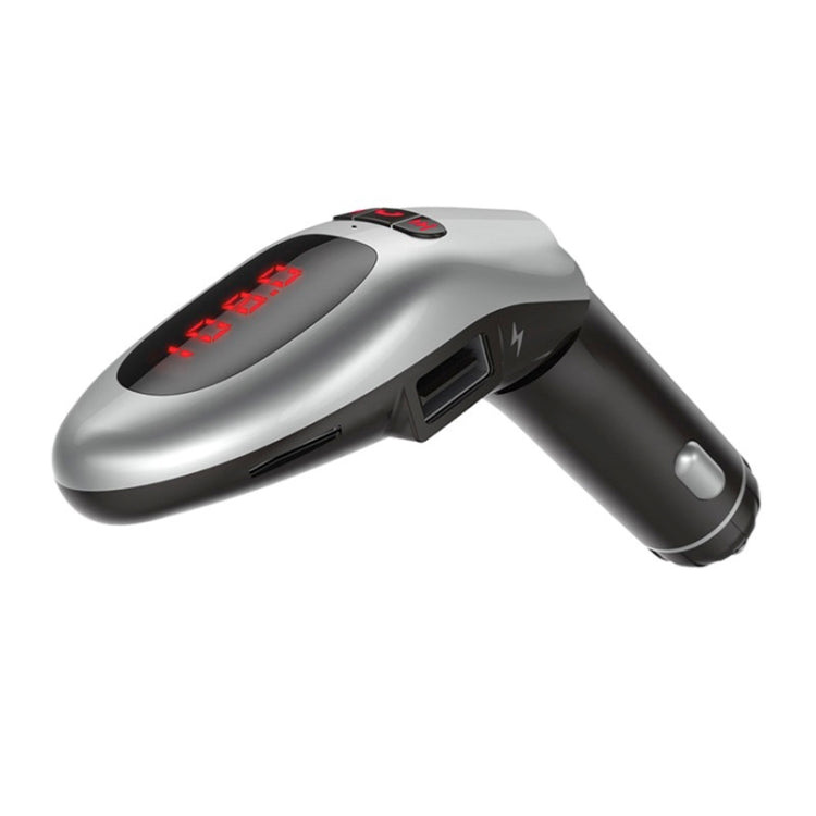 G96 Bluetooth Wireless Multi-function Car Kit MP3 Player FM Player Dual USB Charger with LED Screen, Support Hand-free and TF Card