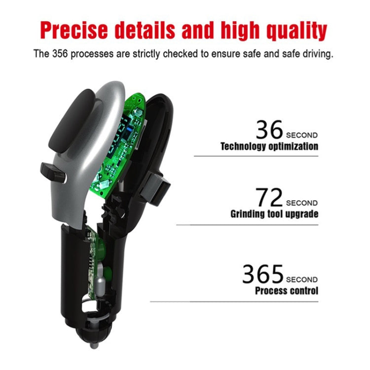 G96 Bluetooth Wireless Multi-function Car Kit MP3 Player FM Player Dual USB Charger with LED Screen, Support Hand-free and TF Card