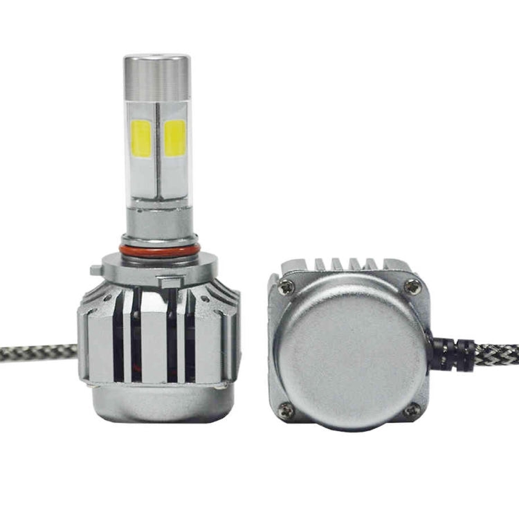 2 PCS WEIYAO V8 9006 36W 4800LM 6000K White Light Car 4 COB LEDs Headlight Kit, DC 12-24V