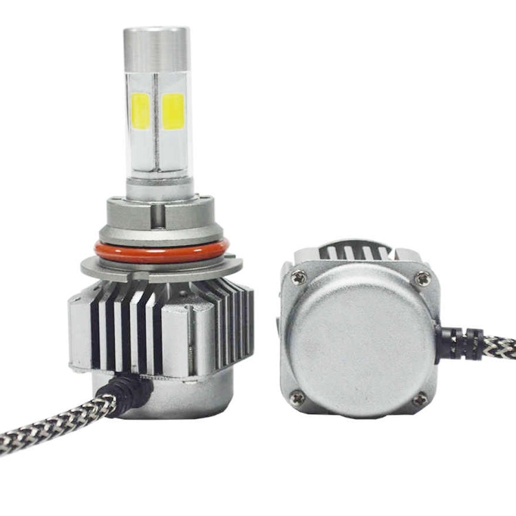 2 PCS WEIYAO V8 9004 36W 4800LM 6000K White Light Car 4 COB LEDs Headlight Kit, DC 12-24V