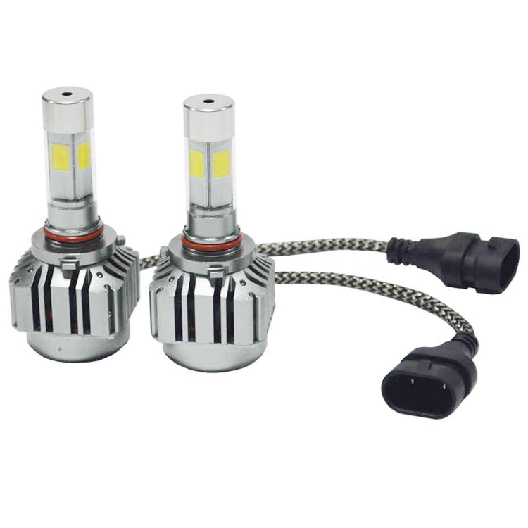 2 PCS WEIYAO V8 9005 36W 4800LM 6000K White Light Car 4 COB LEDs Headlight Kit, DC 12-24V