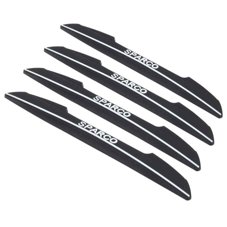 4 PCS Car Plastic Anti-collision Stickers Car Door Protector Door Side Edge Sticker