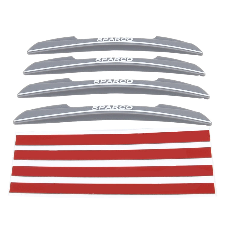 4 PCS Car Plastic Anti-collision Stickers Car Door Protector Door Side Edge Sticker