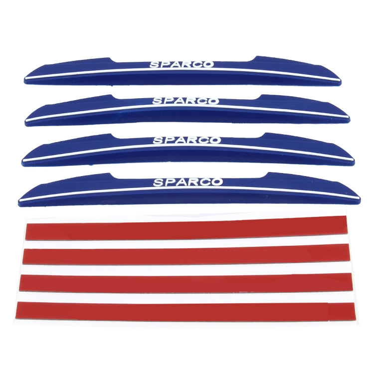 4 PCS Car Plastic Anti-collision Stickers Car Door Protector Door Side Edge Sticker