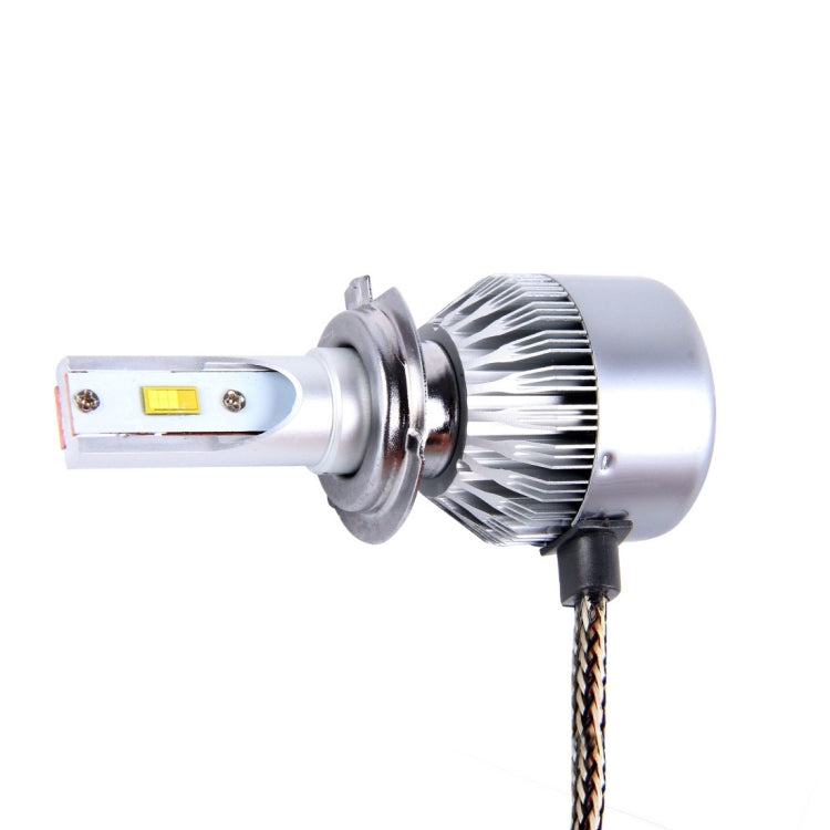 2PCS  H7 36W 3800LM 6000K 12 High Power LED White Headlamp, DC 8-48V